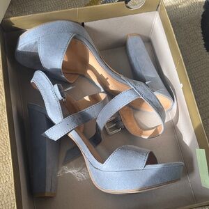 Lauren Conrad Blue Heels